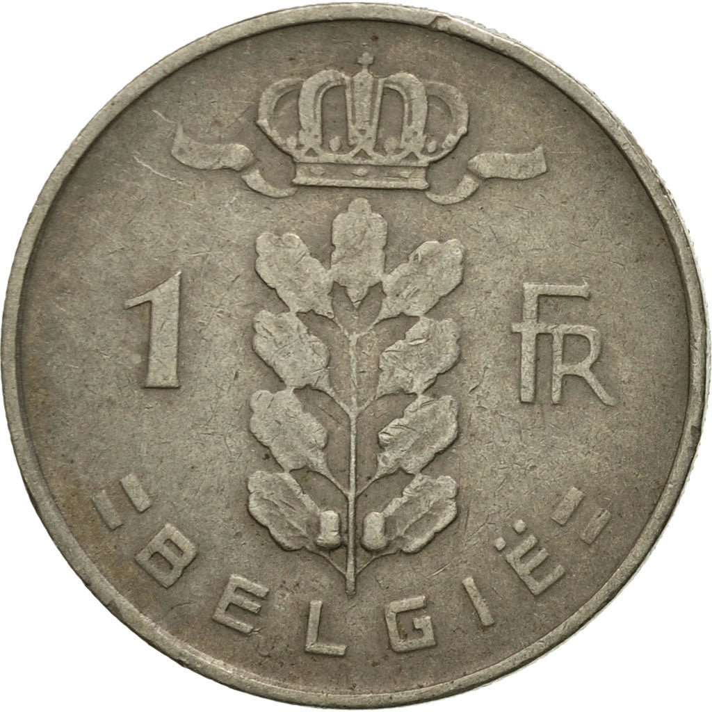 Coin, Belgium, Franc, 1952, VF(30-35), Copper-nickel, KM:143.1