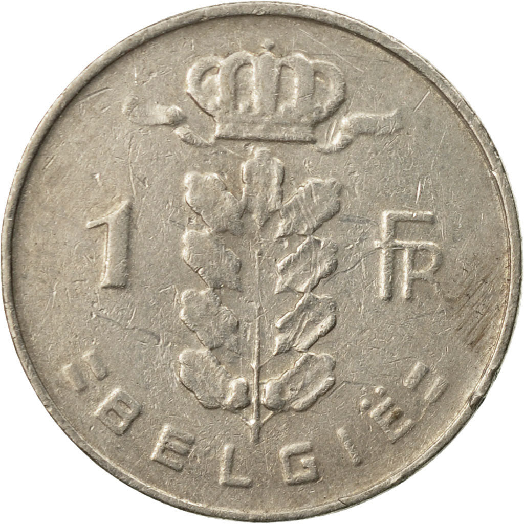 Monnaie, Belgique, Franc, 1967, TB+, Copper-nickel, KM:143.1