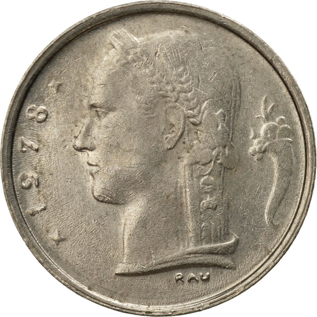 Moneta, Belgia, Franc, 1978, VF(30-35), Miedź-Nikiel, KM:142.1