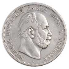 GERMAN STATES, 5 Mark, 1874, Berlin, KM #503, VF(30-35), Silver, 27.40
