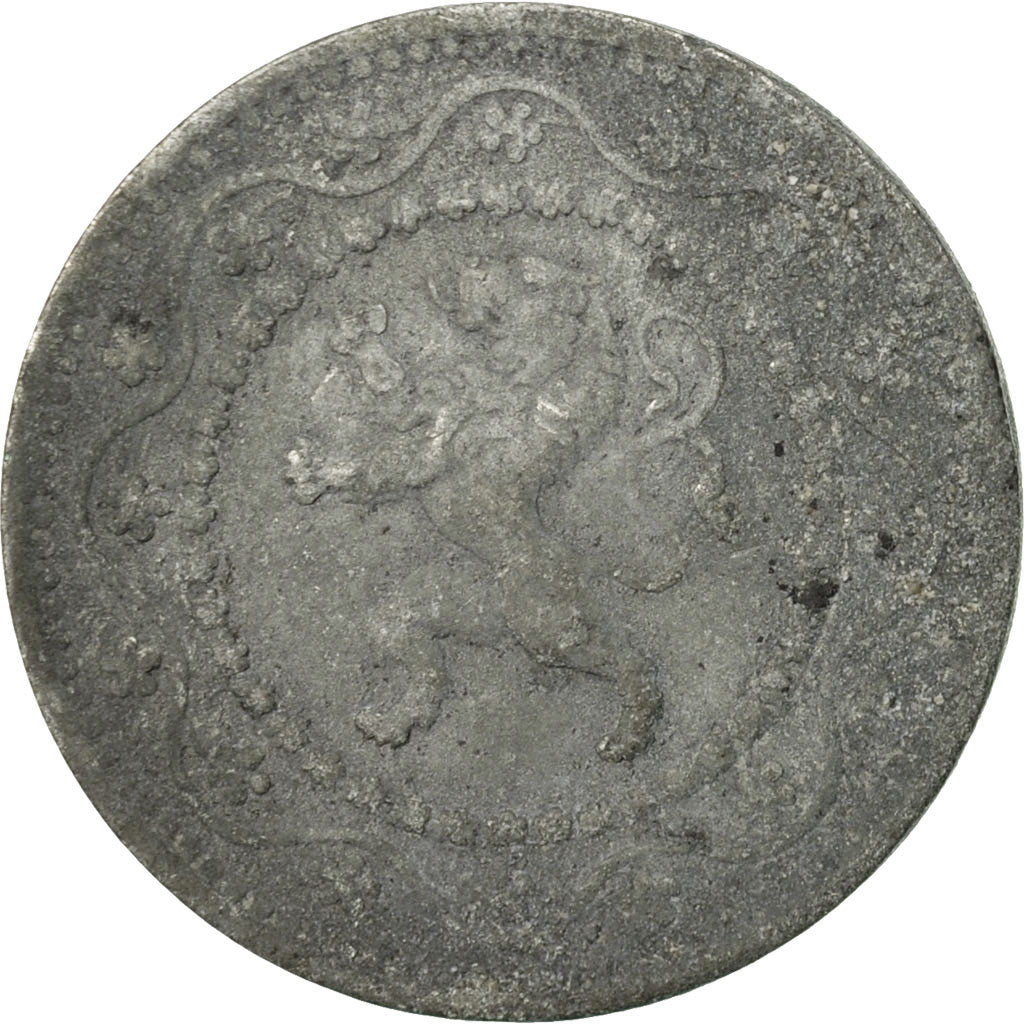Monnaie, Belgique, 10 Centimes, 1916, TB, Zinc, KM:81