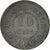 Moneta, Belgio, 10 Centimes, 1916, MB, Zinco, KM:81