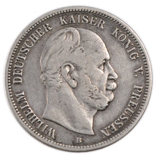 German States, 5 Mark, 1876, Hannover, KM #503, VF(30-35), Silver, 27.40