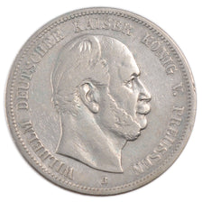 GERMAN STATES, 5 Mark, 1876, Hannover, KM #503, VF(30-35), Silver, 27.40