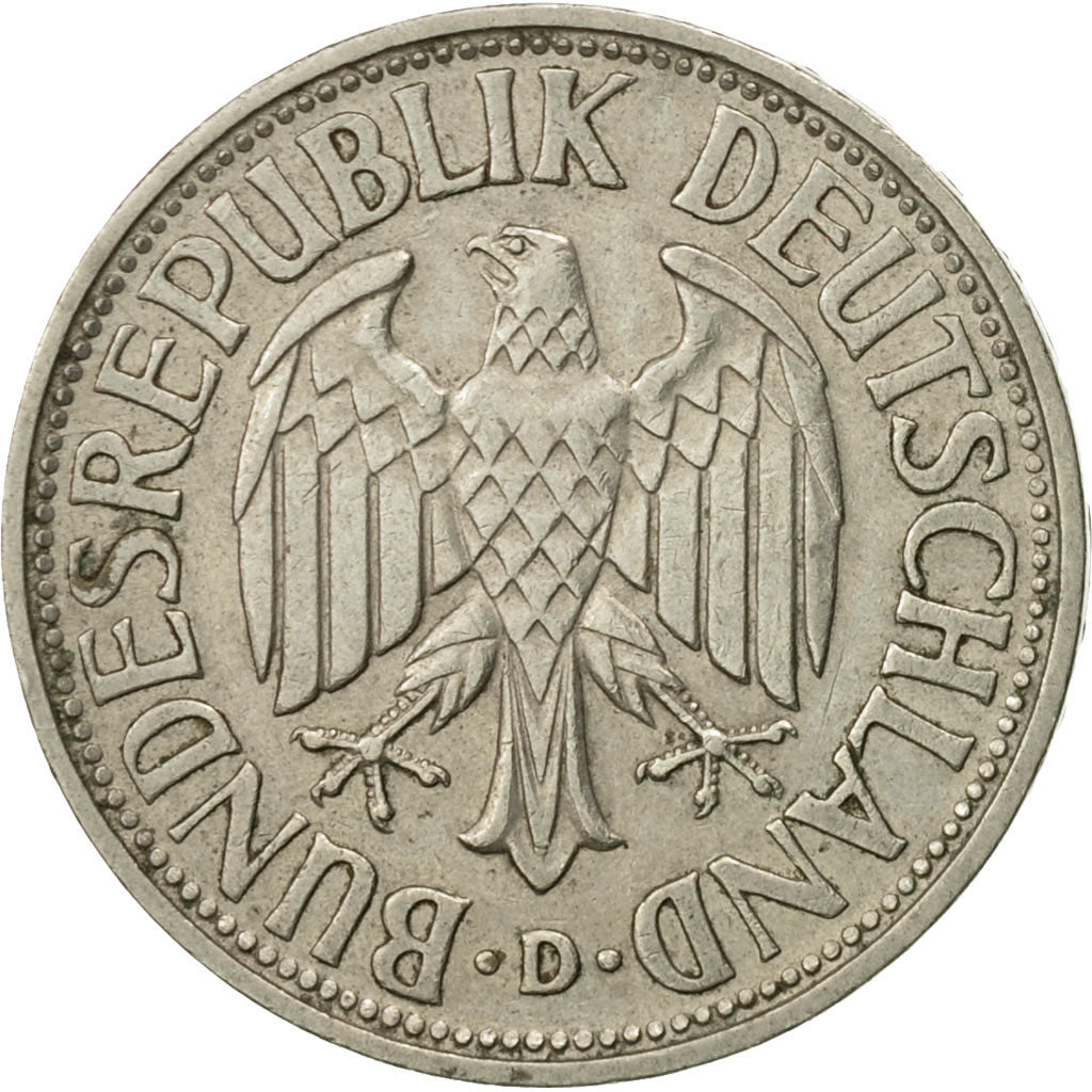 Münze, Bundesrepublik Deutschland, Mark, 1950, Munich, S+, Copper-nickel