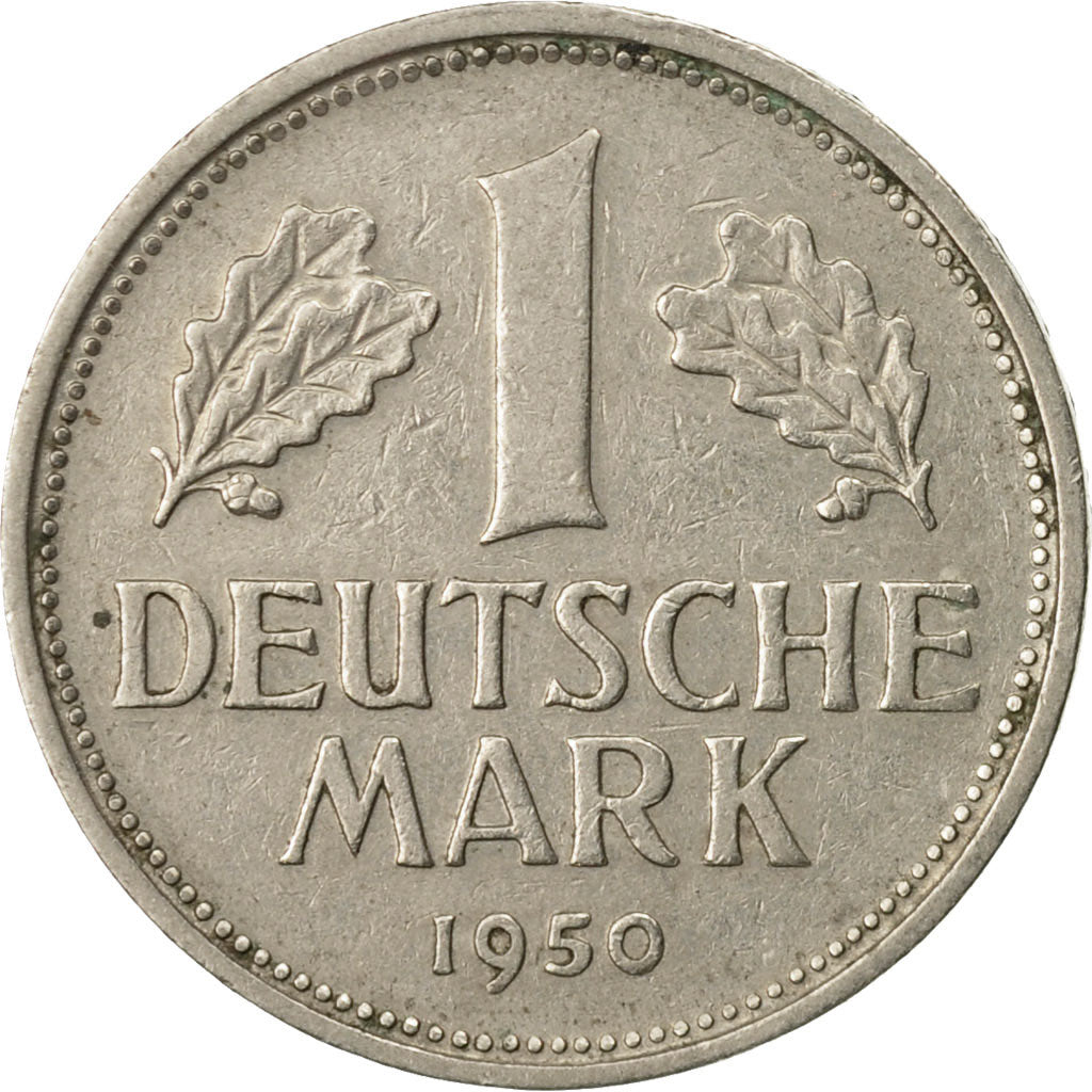 Münze, Bundesrepublik Deutschland, Mark, 1950, Munich, S+, Copper-nickel