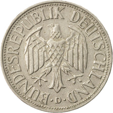 Moneta, GERMANIA - REPUBBLICA FEDERALE, Mark, 1956, Munich, MB+, Rame-nichel