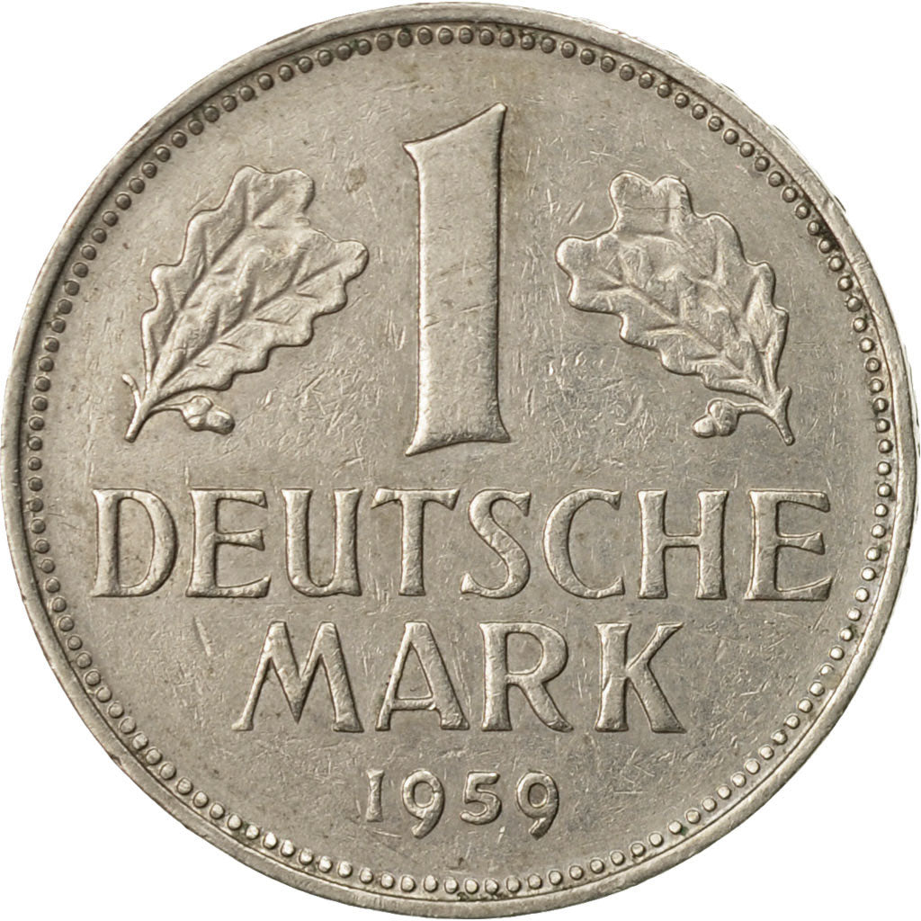 Monnaie, République fédérale allemande, Mark, 1959, Hambourg, TB+