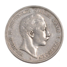 Coin, German States, PRUSSIA, Wilhelm II, 2 Mark, 1896, Berlin, VF(30-35)