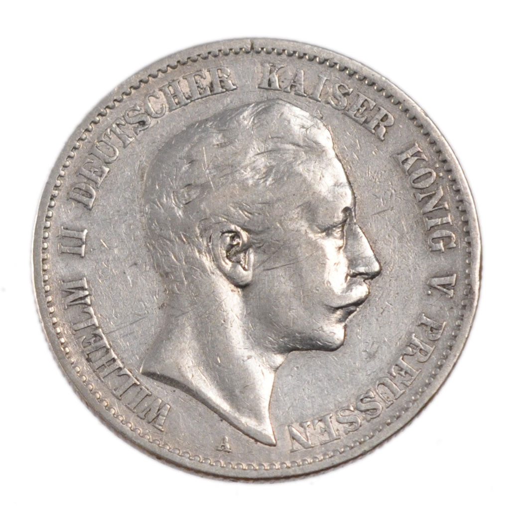 Coin, German States, PRUSSIA, Wilhelm II, 2 Mark, 1899, Berlin, VF(30-35)