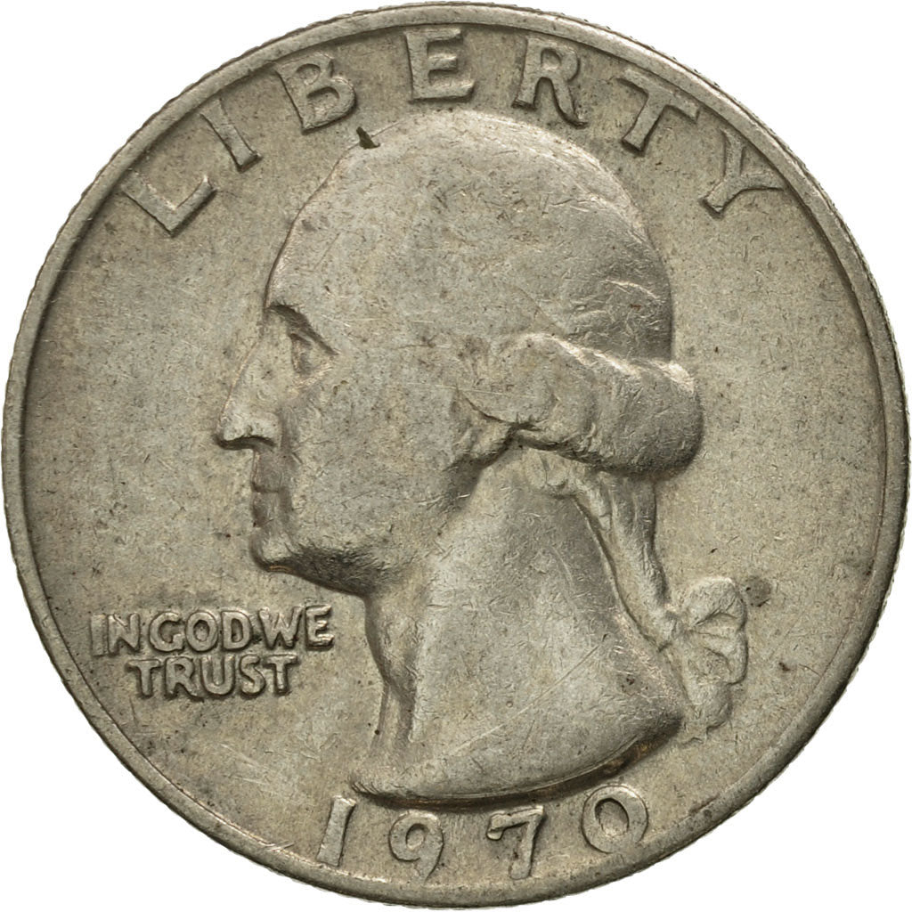 Monnaie, États-Unis, Washington Quarter, Quarter, 1970, U.S. Mint