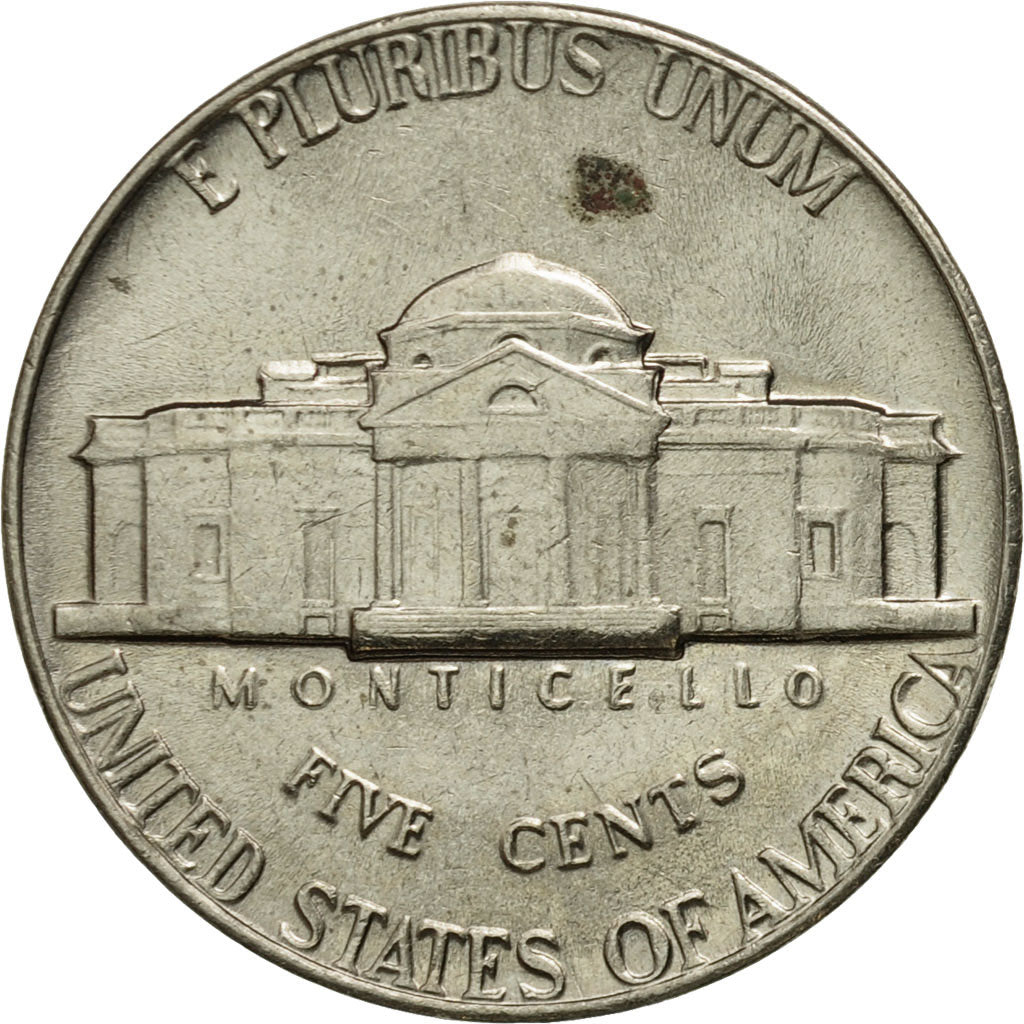 Munten, Verenigde Staten, Jefferson Nickel, 5 Cents, 1975, U.S. Mint