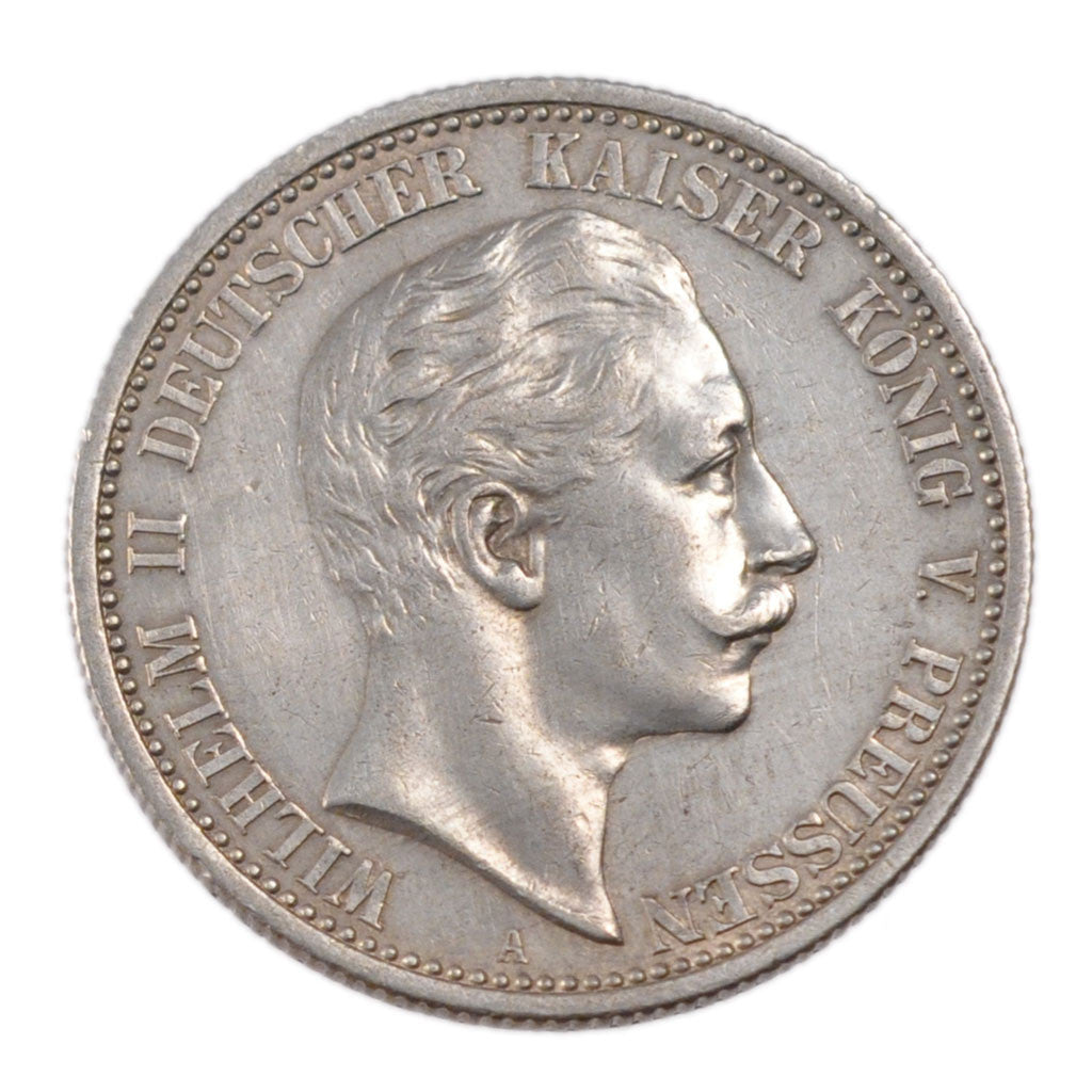 Coin, German States, PRUSSIA, Wilhelm II, 2 Mark, 1904, Berlin, EF(40-45)