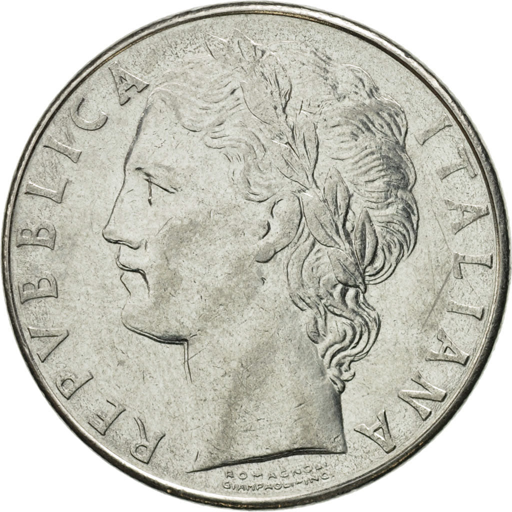 Coin, Italy, 100 Lire, 1979, Rome, VF(30-35), Stainless Steel, KM:96.1