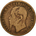 Moneta, Włochy, Vittorio Emanuele II, 10 Centesimi, 1866, Naples, VF(20-25)