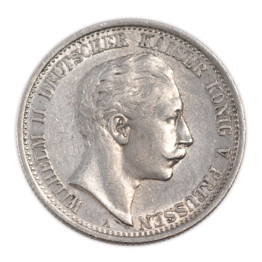 German States, 2 Mark, 1907, Berlin, KM #522, EF(40-45), Silver, 28, 11.10