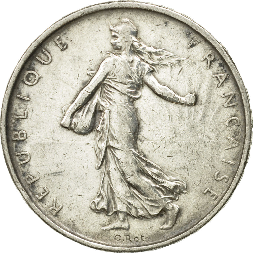 Münze, Frankreich, Semeuse, 5 Francs, 1961, Paris, S+, Silber, KM:926