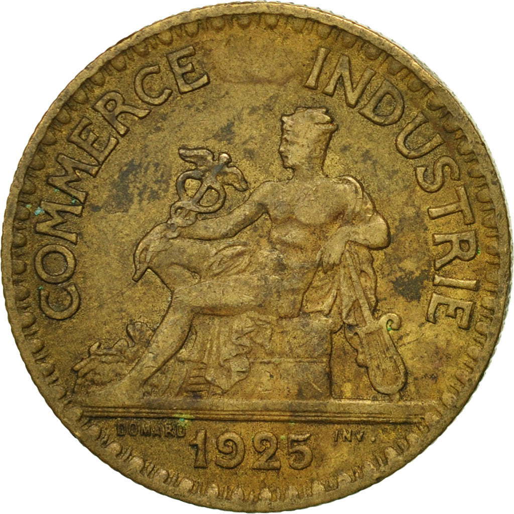 Moneta, Francia, Chambre de commerce, 2 Francs, 1925, Paris, MB