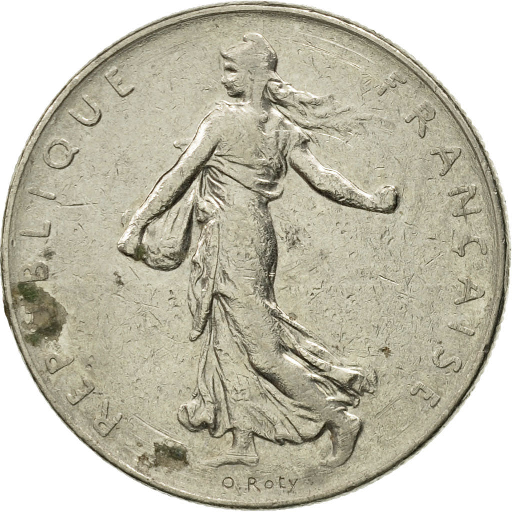 Coin, France, Semeuse, Franc, 1977, Paris, VF(30-35), Nickel, KM:925.1