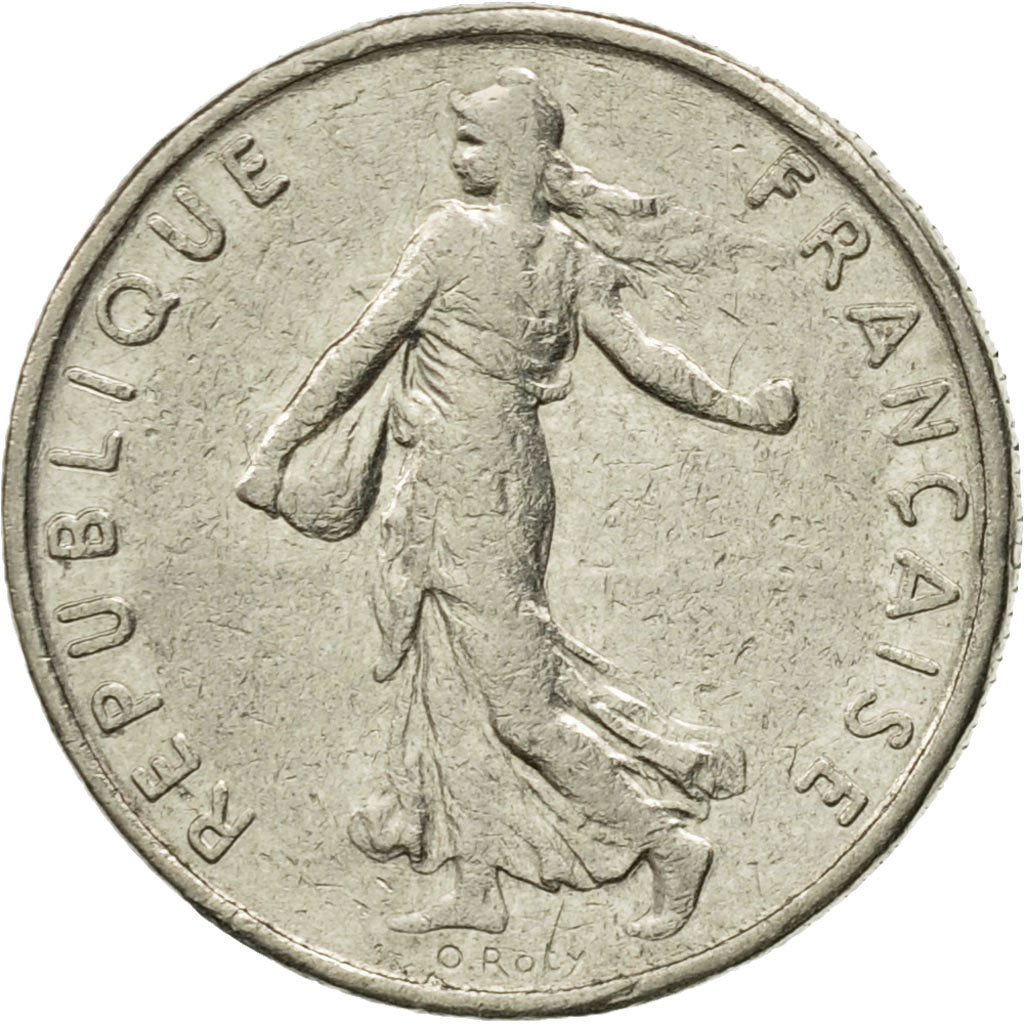 Monnaie, France, Semeuse, 1/2 Franc, 1968, Paris, TB+, Nickel, Gadoury:429