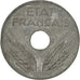 Moneda, Francia, État français, 20 Centimes, 1943, Paris, BC+, Cinc, KM:900.2