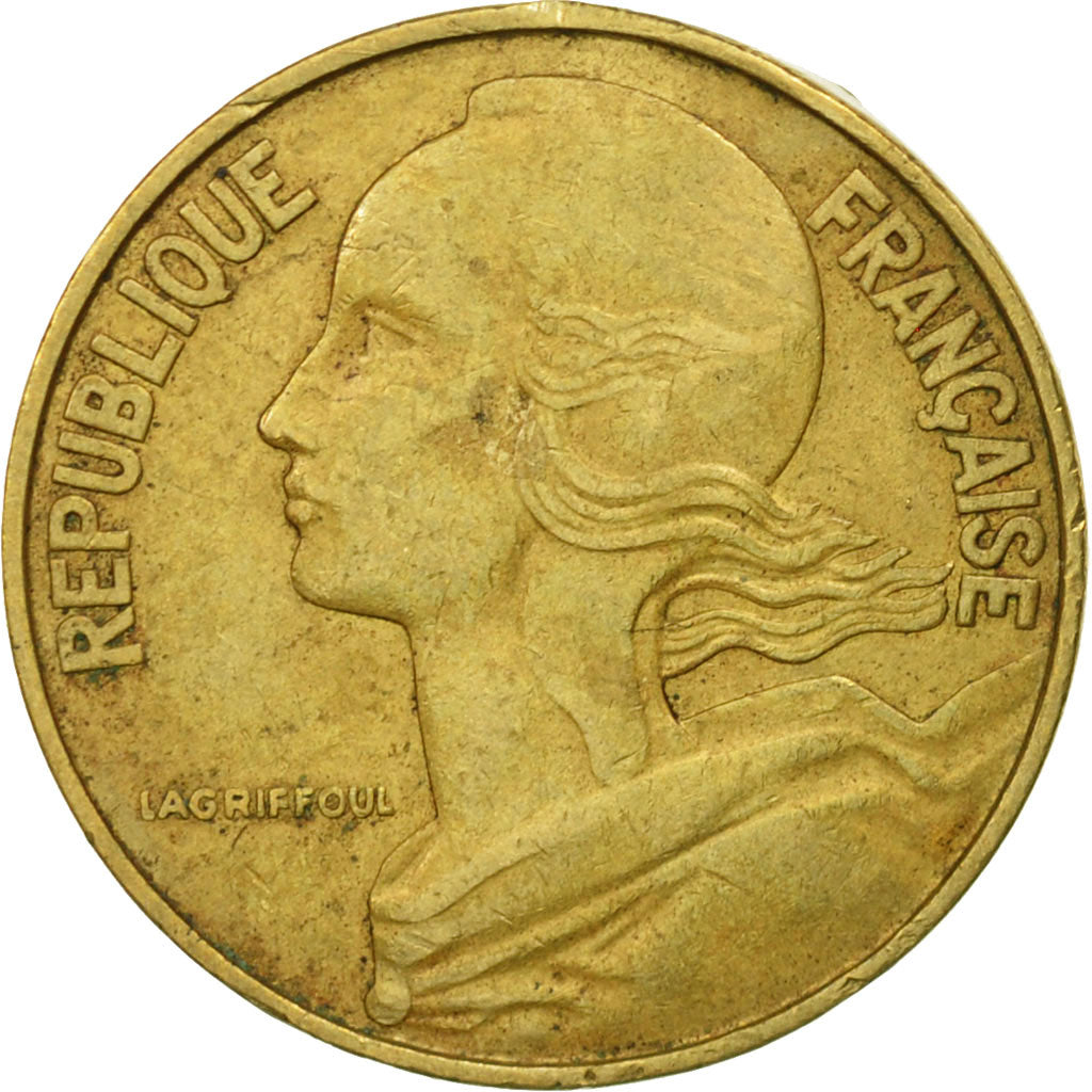 Coin, France, Marianne, 20 Centimes, 1969, Paris, EF(40-45), Aluminum-Bronze