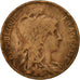 Moneda, Francia, Dupuis, 10 Centimes, 1907, Paris, BC+, Bronce, KM:843