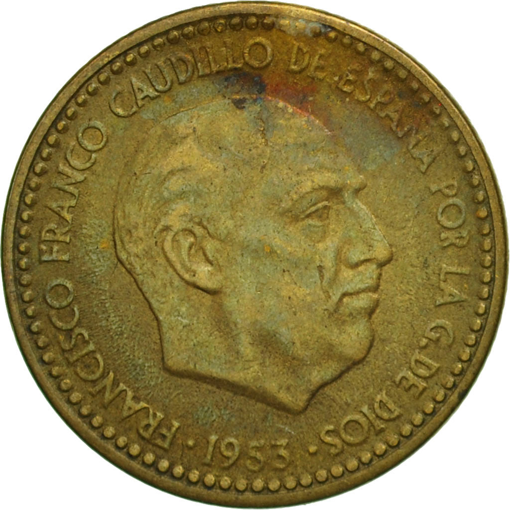 Münze, Spanien, Francisco Franco, caudillo, Peseta, 1961, S, Aluminum-Bronze