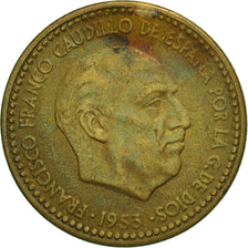 Münze, Spanien, Francisco Franco, caudillo, Peseta, 1961, S, Aluminum-Bronze