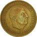 Moneta, Spagna, Francisco Franco, caudillo, Peseta, 1967, MB, Alluminio-bronzo