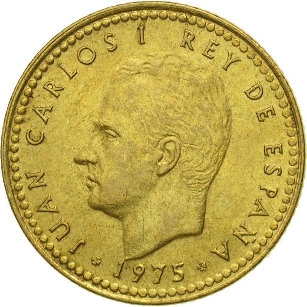 Moneta, Hiszpania, Juan Carlos I, Peseta, 1976, EF(40-45), Aluminium-Brąz