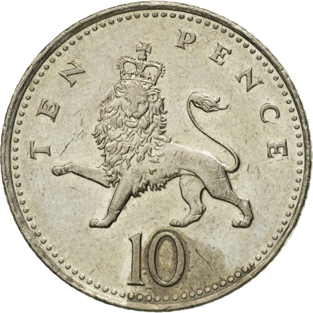 Munten, Groot Bretagne, Elizabeth II, 10 Pence, 2007, FR+, Copper-nickel, KM:989