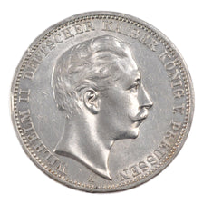 GERMAN STATES, 3 Mark, 1912, Berlin, KM #527, EF(40-45), Silver, 33, 16.60