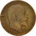 Coin, Great Britain, Edward VII, Penny, 1906, VF(20-25), Bronze, KM:794.2