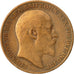 Münze, Großbritannien, Edward VII, Penny, 1910, S+, Bronze, KM:794.2