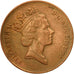 Monnaie, Grande-Bretagne, Elizabeth II, 2 Pence, 1993, TB+, Copper Plated Steel
