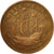 Moneda, Gran Bretaña, George VI, 1/2 Penny, 1938, BC+, Bronce, KM:844