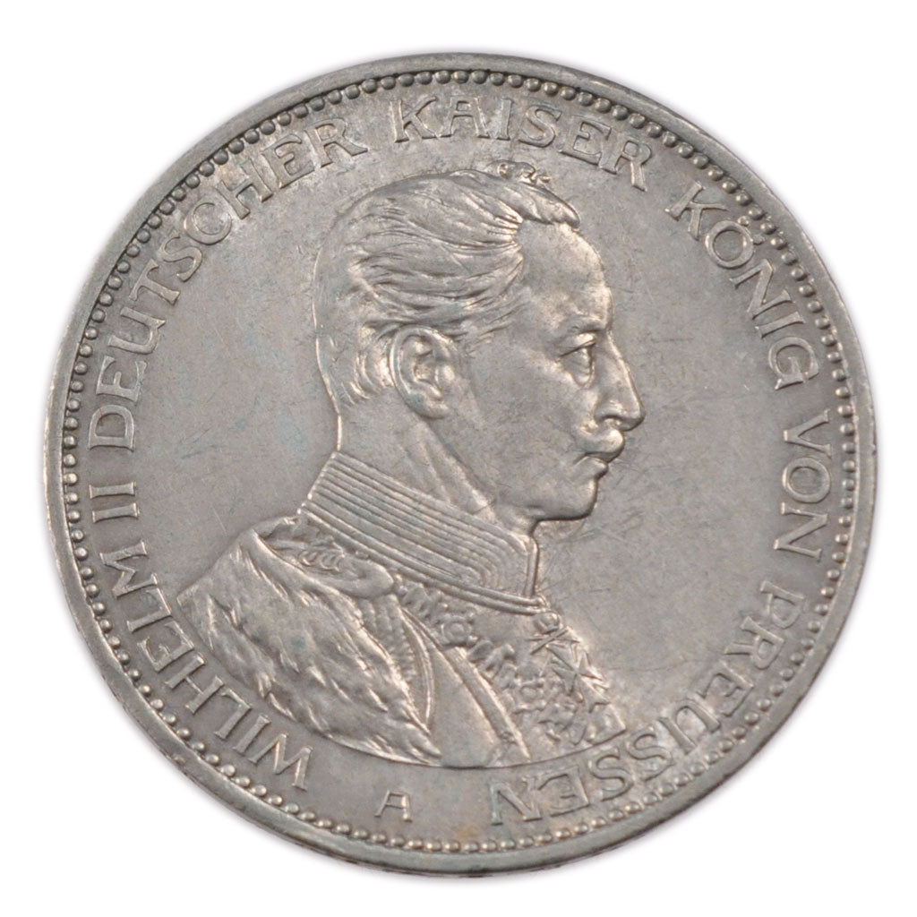 Coin, German States, PRUSSIA, Wilhelm II, 3 Mark, 1914, Berlin, AU(50-53)