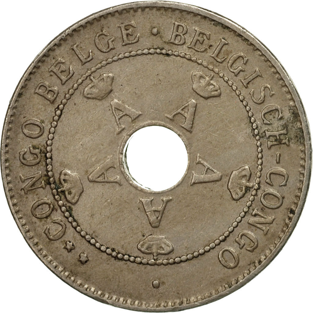 Monnaie, Congo belge, 10 Centimes, 1911, Heaton, TB, Copper-nickel, KM:18