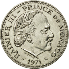 Moneda, Mónaco, Rainier III, 5 Francs, 1971, MBC+, Cobre - níquel, KM:150