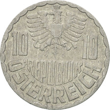 Monnaie, Autriche, 10 Groschen, 1955, Vienna, TB+, Aluminium, KM:2878