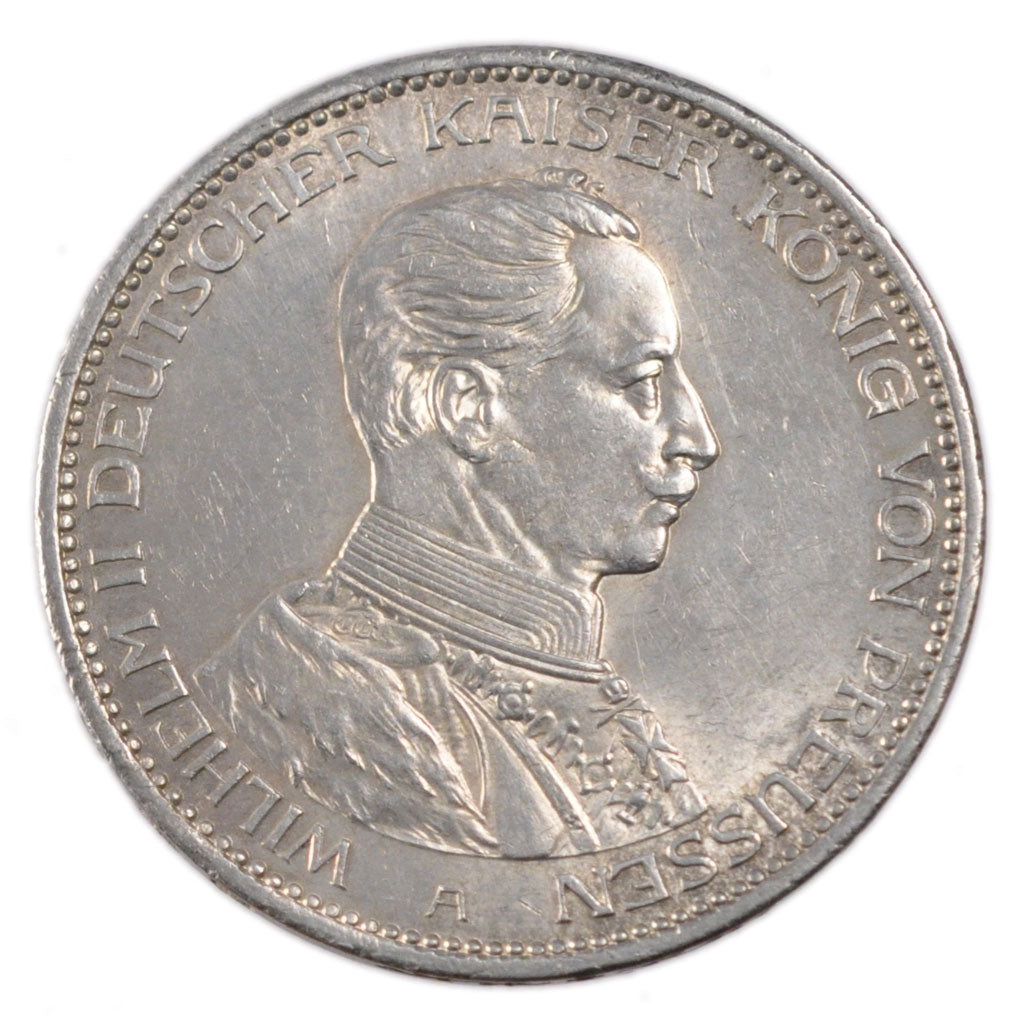 Coin, German States, PRUSSIA, Wilhelm II, 3 Mark, 1914, Berlin, AU(55-58)