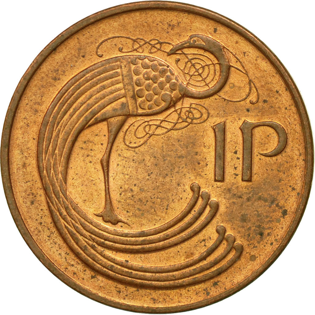 Coin, IRELAND REPUBLIC, Penny, 1988, VF(30-35), Bronze, KM:20