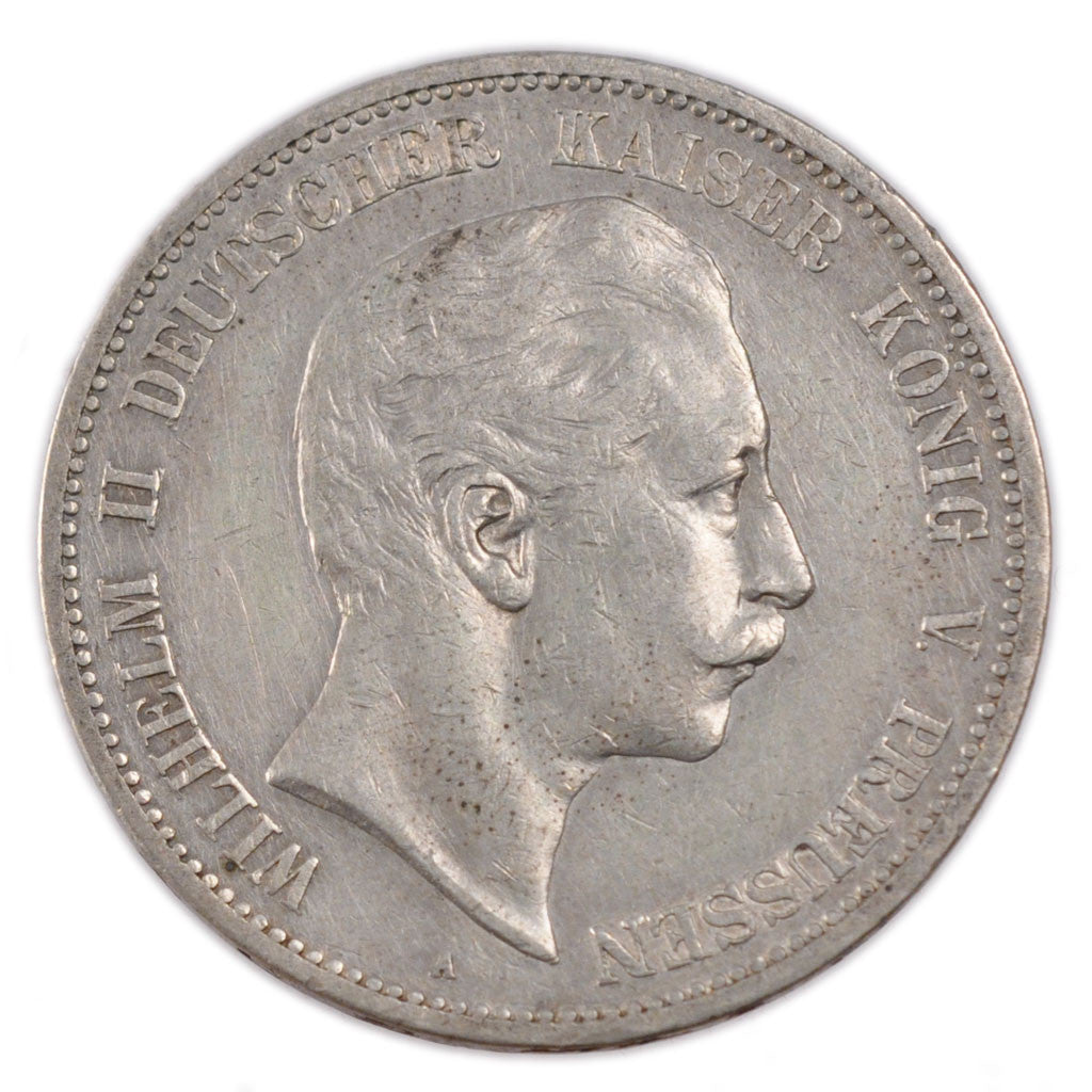 Coin, German States, PRUSSIA, Wilhelm II, 5 Mark, 1891, Berlin, EF(40-45)