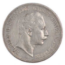 Coin, German States, PRUSSIA, Wilhelm II, 5 Mark, 1891, Berlin, EF(40-45)