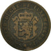 Munten, Luxemburg, William III, 5 Centimes, 1854, Utrecht, FR+, Bronze, KM:22.1