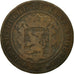 Münze, Luxemburg, William III, 10 Centimes, 1865, Paris, S, Bronze, KM:23.2
