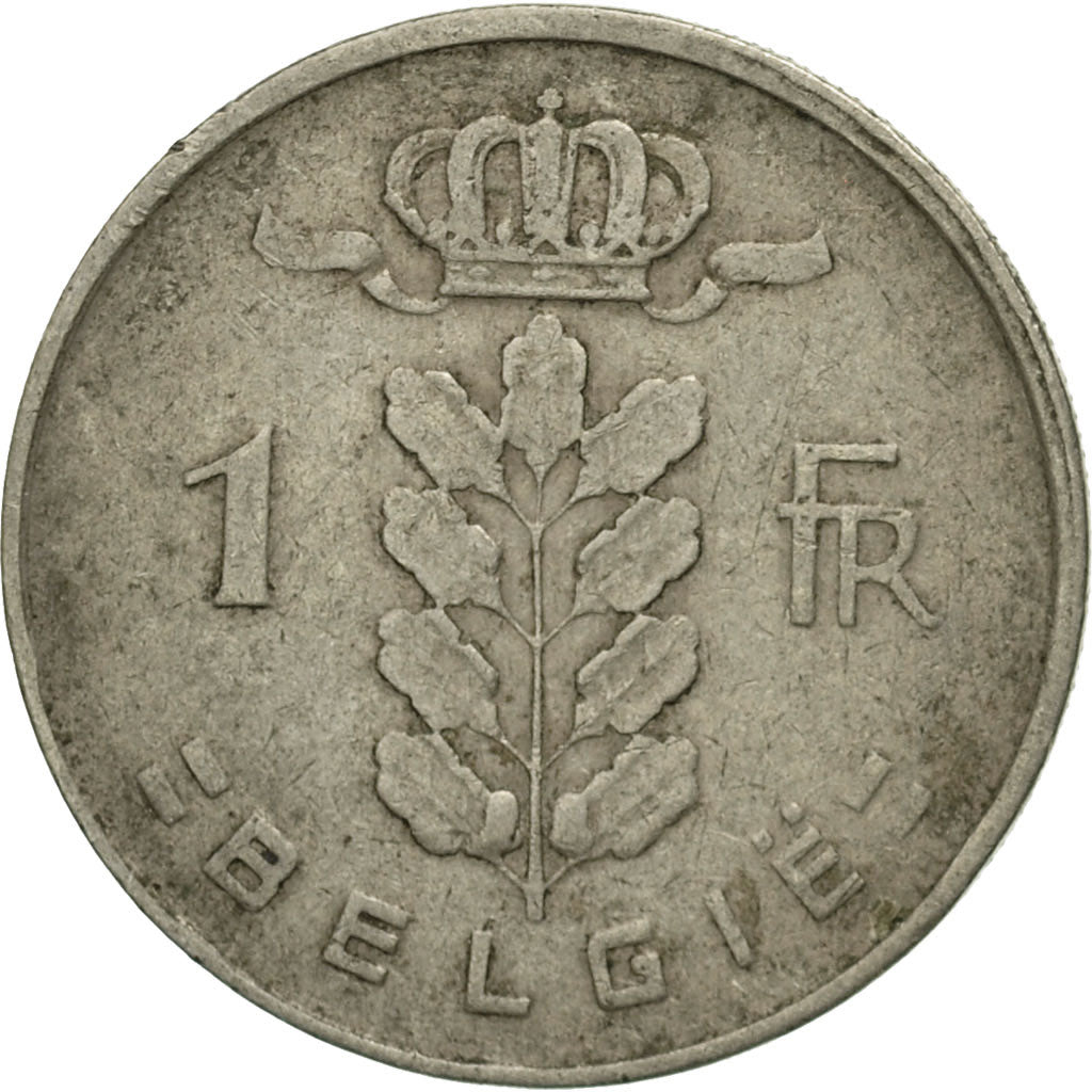 Münze, Belgien, Franc, 1955, S, Copper-nickel, KM:143.1