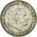 Coin, Netherlands, Juliana, Gulden, 1955, VF(20-25), Silver, KM:184