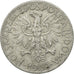 Coin, Poland, 5 Zlotych, 1960, Warsaw, VF(30-35), Aluminum, KM:47